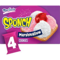 Marinela Marshmallow and Strawberry Coconut Cookies, 4 packs, 12.68 oz - 4 Each