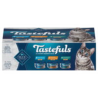 Blue Buffalo Natural Adult Pate Chicken Entrees/Turkey and Chicken Entrees/Ocean Fish and Tuna Entrees Food for Cats - 12 Each