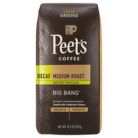 Peet's Coffee Coffee, Ground, Medium Roast, Decaf - 10.5 Ounce