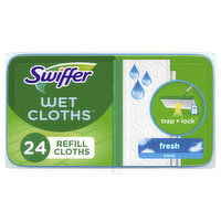 Swiffer Sweeper Wet Mopping Cloth Refills, Fresh Scent, 24 Each