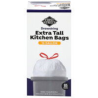 First Street 16 Gallon Extra Tall Kitchen Drawstring Bags