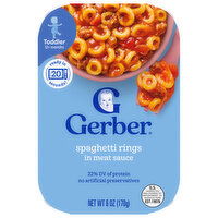 Gerber Toddler (12+ Months) Spaghetti Rings in Meat Sauce