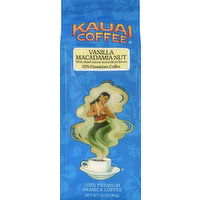 Kauai Coffee Coffee, Arabica, 100% Premium, Vanilla Macadamia Nut - 10 Ounce