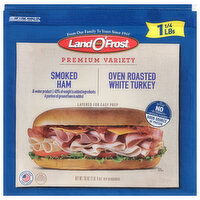 Land O'Frost Smoked Ham/Oven Roasted White Turkey - 20 Ounce