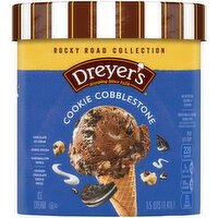 Dreyer's Rocky Road Collection Cookie Cobblestone Ice Cream - 1.5 Quart