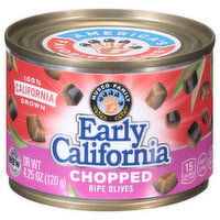 Early California Olives, Ripe, Chopped, 4.25 Ounce