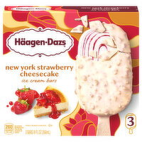Haagen-Dazs New York Strawberry Cheesecake Ice Cream Bars - 3 Each