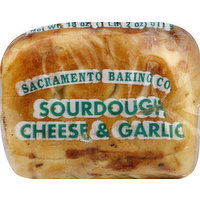 Sacramento Bake Bread, Sourdough, Cheese & Garlic - 18 Ounce