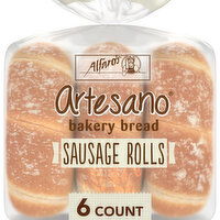 Alfaro's White Sausage Rolls, 6 count, 15 oz - 6 Each