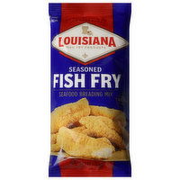 Louisiana Fish Fry Products Seafood Breading Mix, Fish Fry, Seasoned - 10 Ounce