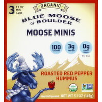 Blue Moose Hummus Red Pepper Mini - 5.1 Ounce