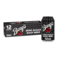 Barq's Zero Sugar Root Beer Soda Cans - 12 Each