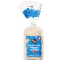 First Street English Muffins, Sourdough, 13 Ounce