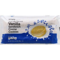 Simply Value Creme Cookies, Vanilla Sandwich - 25 Ounce