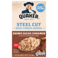 Quaker Steel Cut Quick 3-Minute Brown Sugar Cinnamon Oatmeal