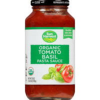 Sun Harvest Pasta Sauce, Organic, Tomato Basil, 25 Ounce