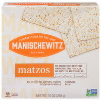 Manischewitz Matzos, Unsalted - 10 Ounce