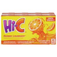 Hi-C Fruit Drink, Orange Lavaburst, 8 Each