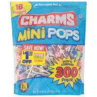 Charms Pops, 18 Flavors, Mini - 300 Each