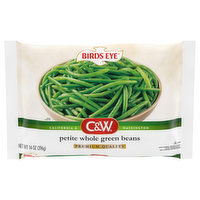 Birds Eye Green Beans, Petite, Whole, 14 Ounce