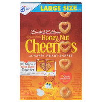 Cheerios Cereal, Honey Nut, Large Size - 15.4 Ounce