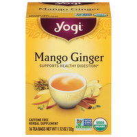 Yogi Tea, Mango Ginger, Tea Bags, 16 Each