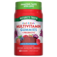 Nature's Truth Just 4 Kidz Multivitamin + Probiotic Gummies - 60 Each