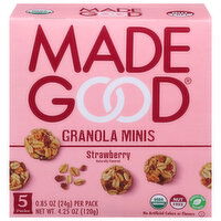 MadeGood Granola Minis, Strawberry - 5 Each