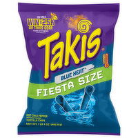 Takis Tortilla Chips, Blue Heat, Extreme, Fiesta Size - 17 Ounce