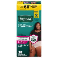 Depend Maximum L Underwear - 28 Each