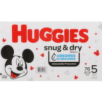 Huggies Diaper, Disney Baby, 5 (Over 27 lb) - 76 Each