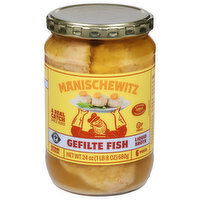 Manischewitz Liquid Broth, Gefilte Fish - 6 Each