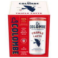 La Colombe Espresso Roast Triple Latte Coffee Drink - 4 Each