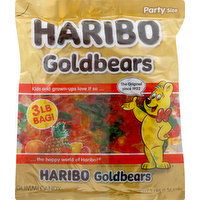 Haribo Gummi Candy, Party Size, 3 Pound