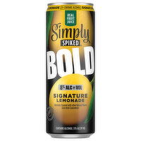 Simply Spiked Beer, Signature Lemonade, Bold - 24 Fluid ounce