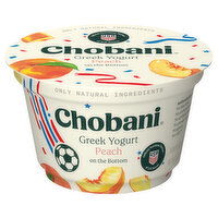 Chobani Nonfat Greek Peach on the Bottom Yogurt - 5.3 Ounce