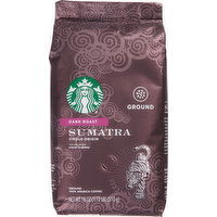 Starbucks Coffee, 100% Arabica, Ground, Dark Roast, Sumatra - 18 Ounce