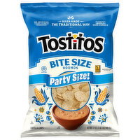 Tostitos Bite Size Rounds Tortilla Chips Party Size - 17 Ounce