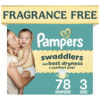Pampers Diapers, Size 3,