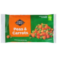 First Street Peas & Carrots, 40 Ounce