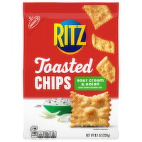 Ritz Sour Cream & Onion Toasted Chips - 8.1 Ounce