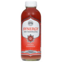 GT's Kombucha, Raw, Guava Goddess - 16 Fluid ounce