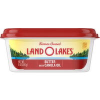Land O Lakes Butter with Canola Oil, Spreadable - 8 Ounce