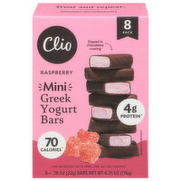 Clio Raspberry Dark Chocolate Greek Yogurt Bar - 6.21 Ounce