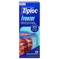 Ziploc Freezer Gallon Seal Top Bags