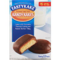 Tastykake Kandy Kakes, Peanut Butter, Family 12 Pack - 12 Each