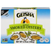 Geisha Smoked Oysters, Fancy - 3.75 Ounce