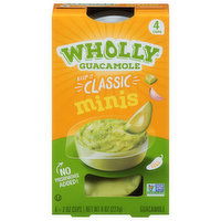 Wholly Guacamole, Classic, Mild, Minis - 4 Each