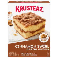 Krusteaz Cinnamon Swirl Crumb Cake & Muffin Mix - 21 Ounce