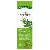 Nature's Truth Essential Oil, Pure, Tea Tree, Aromatherapy, 0.51 Fluid ounce